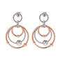 Style Bonding Silver Plated Earrings-